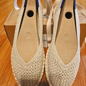 Brand New Rothy's Diamond Metallic Espadrille Size 8.5